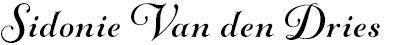 Sidonie Van Den Dries Logo